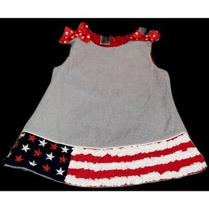 American flag tunic 6yrs